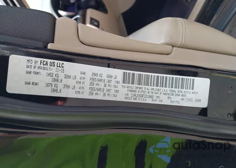 2015 Jeep Grand Cherokee Laredo из США, поврежденный, VIN 1C4RJEAG8FC219082